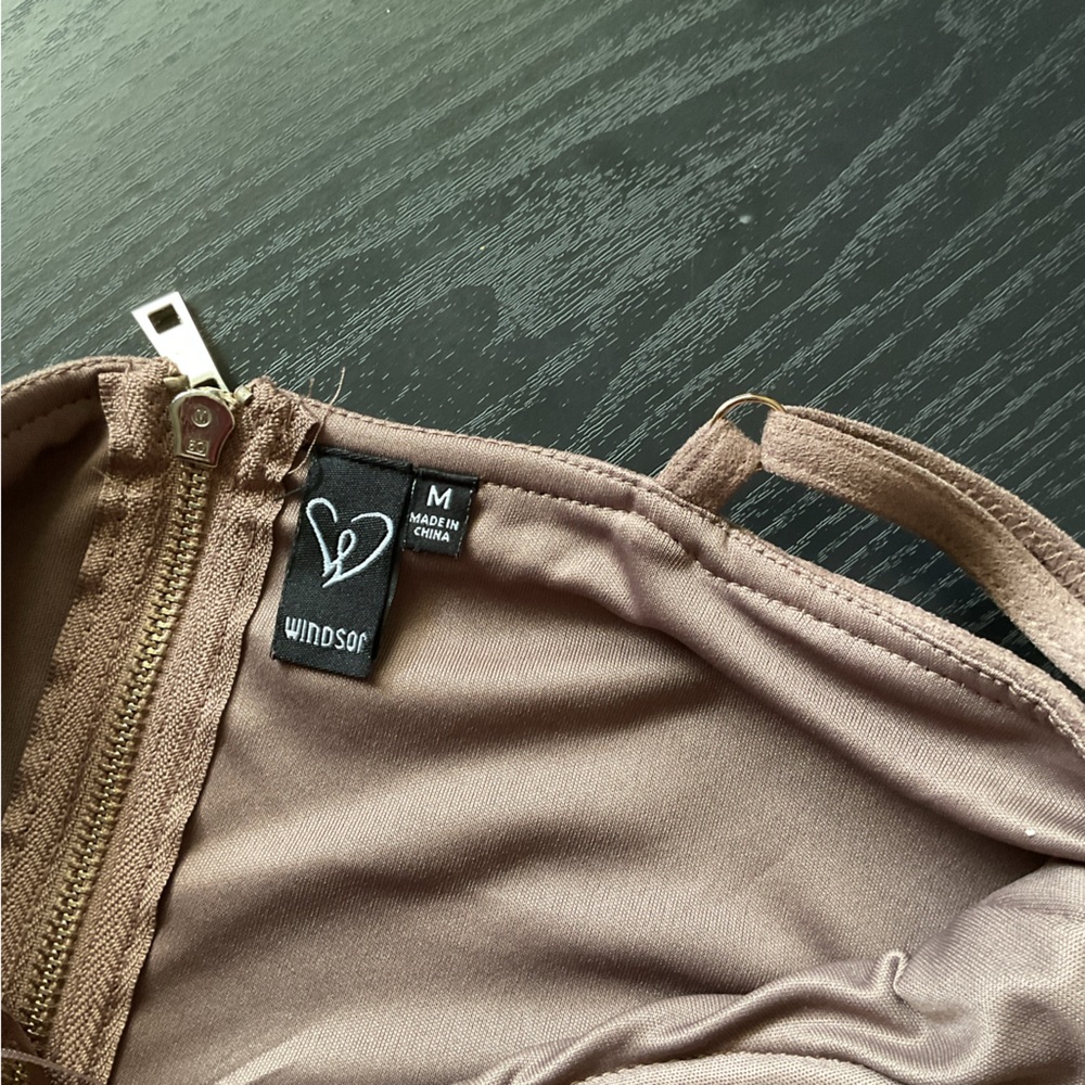 Windsor Tan Dress - Picture 2 of 3